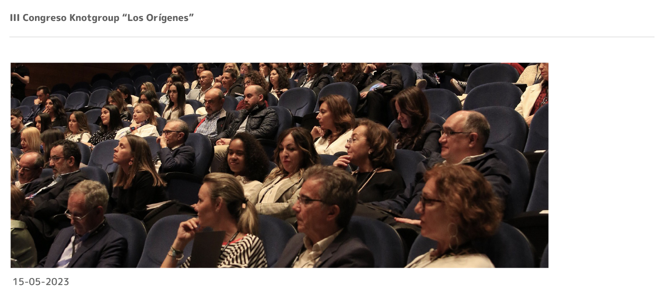 III Congreso Knotgroup - "Los Orígenes"